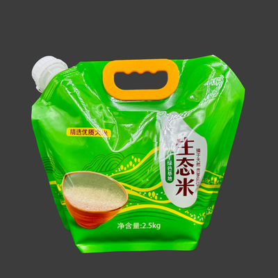 Mua 2.5 L Heavy Duty Wide Mouth Custom Liquid Spout Bags với tay cầm cho đồ uống đóng gói online manufacture