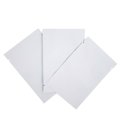 Mua Dải nhôm bao bọc 3 mặt phích phích chân không Matte White Mylar Bags Pouch for Food, Snack, Accessories Packaging online manufacture