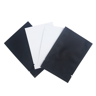 Mua Màu Matte đen trắng Mylar Foil chân không có thể niêm phong nhiệt có thể niêm phong túi với vết rách cho bao bì thực phẩm online manufacture