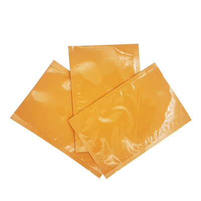Mua Lông nhôm Laminated màu cam sáng tùy chỉnh túi phẳng cho mặt nạ mặt, mặt kem đóng gói online manufacture