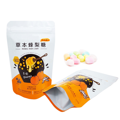 Mua Vivid Glossy Heavy Duty Lightproof Foil Mylar Stand Up Zipper Bags Custom Printed for Candy Food Packaging (Bản in tùy chỉnh cho bao bì thực phẩm kẹo) online manufacture