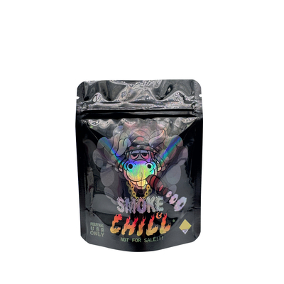 Mua Bao bì Holographic gọn màu đen tái sử dụng nhựa lót Ziplock online manufacture