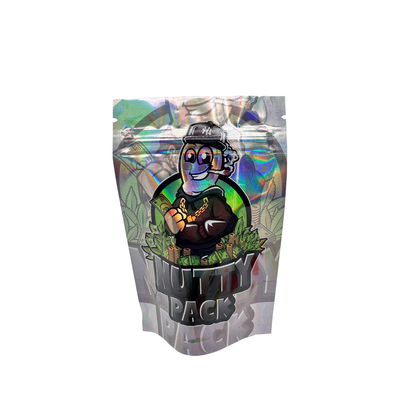 Mua Custom Digital In Printed Aluminum Foil Coated Stand Up Hologram Bag with Zipper Cho hoa, cỏ dại, thảo mộc, gói bánh quy online manufacture