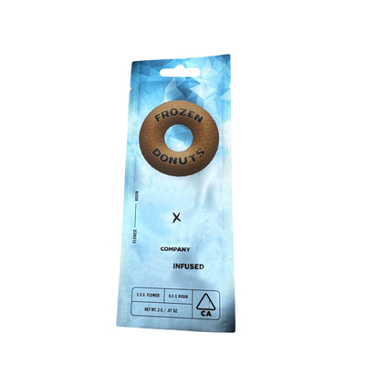 Mua Matte Metallic Shinny 2 G Mylar 3 Side Seal Pouch với lỗ treo Logo tùy chỉnh online manufacture