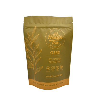 Mua 2 oz thiết kế in tùy chỉnh Aluminized đứng lên túi trà có thể đóng lại cho bao bì trà lá lỏng online manufacture