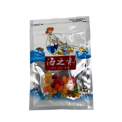 Mua Một mặt bạc một mặt minh bạch tùy chỉnh in túi Mylar với cửa sổ Ziplock cho hải sản cá mồi bẫy đóng gói online manufacture
