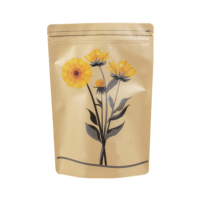 Mua Nhựa nhựa nhựa theo yêu cầu Laminated Stand Up Kraft Zip Lock pouch cho thực phẩm khô lá trà cà phê hạt đóng gói online manufacture