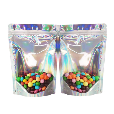 Mua 5x7 Inch Ziplock Khép kín nhiệt Holographic Khép lại túi đứng lên cho các bữa tiệc online manufacture