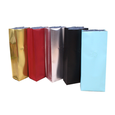 Mua Nhiệt có thể niêm phong nhôm nhựa Liner bên Gusset gấp phẳng dưới túi cà phê với van cho cà phê hạt trà lá gói online manufacture