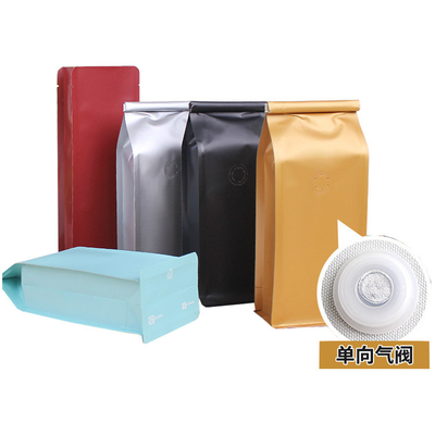 Mua 1lb 2lb nhựa nhôm hình vuông đáy cà phê hạt túi với van thạch cao online manufacture