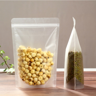 Mua 5.9 x 8,66 inch Seal nhiệt Matte Clear Stand Up túi với Ziplock có thể mở lại cho kẹo, bánh quy đồ ăn nhẹ bao bì thực phẩm online manufacture