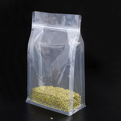 Mua Công dụng nặng minh bạch rõ ràng đáy phẳng đứng lên túi túi với ziplock có thể đóng lại cho thực phẩm đồ ăn nhẹ hạt đóng gói online manufacture