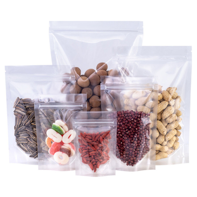 Mua Crystal Clear Reusable Zipper Stand Up Bags 100 MIC Để đóng gói đồ ăn nhẹ online manufacture