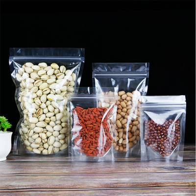 Mua 4x6 Inch chống ẩm nhựa minh bạch rõ ràng đứng lên túi với khóa khóa cho trái cây khô, kẹo, bánh quy đóng gói thực phẩm online manufacture