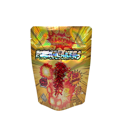 Thẻ đồ sơn màu sắc đặc biệt Bao bì 3,5 gram Thẻ đứng thẳng với khóa khóa chống trẻ em