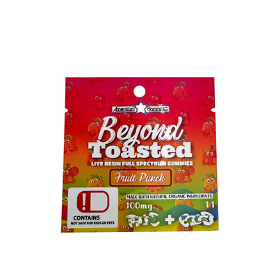 Bottom Open Spot Glossy UV Print Foil phủ phẳng 1g Custom Mylar với lỗ treo cho bánh quy cỏ kẹo