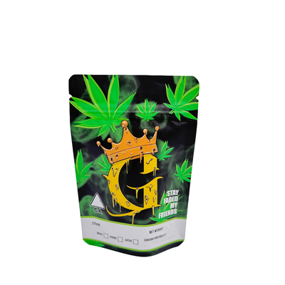 Thức ăn tùy chỉnh Candy Mylar Ziplock Stand Up Bags