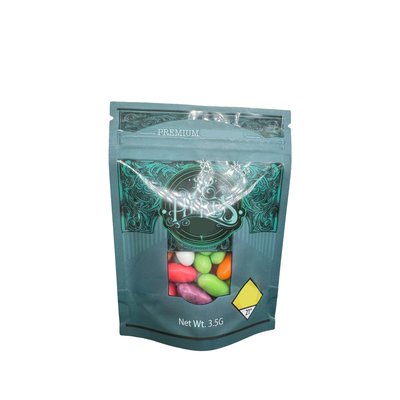 Ống cao cấp được lót cửa sổ tùy chỉnh đóng gói túi đứng cho bao bì thực phẩm kẹo kẹo