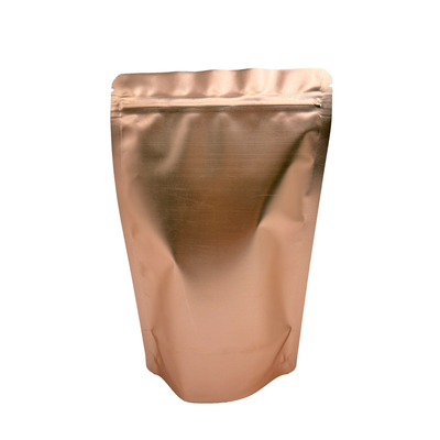 Bao bì thực phẩm Màu vàng hồng màu mờ Custom Stand Up Pouches Bags With Ziplock doypack