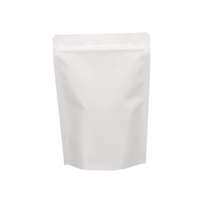 Laminated White Kraft Stand Up pouch với tấm nhôm niêm phong