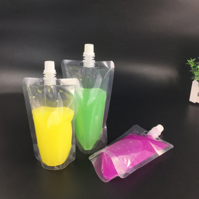 Hỗn độ rò rỉ Stand Up Spout pouches cho chất lỏng thực phẩm với thiết kế in tùy chỉnh