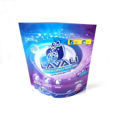 Tùy chỉnh Eco Friendly EVOH PE hoàn toàn tái chế túi đứng với ziplock cho giặt giặt chất tẩy rửa